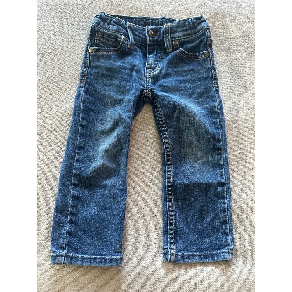 Cody James Jeans Toddler Boys 2T Western Bootcut Blue Denim Adjustable Waist